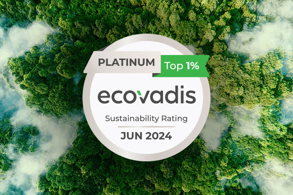 EcoVadis Platinum logo | Risk Evolves goes platinum!