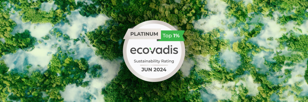 EcoVadis Platinum logo | Risk Evolves goes platinum!