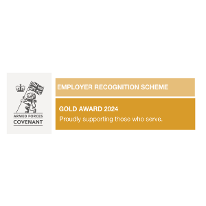 Armed Forces Employer Recognition Scheme - Gold Award badge